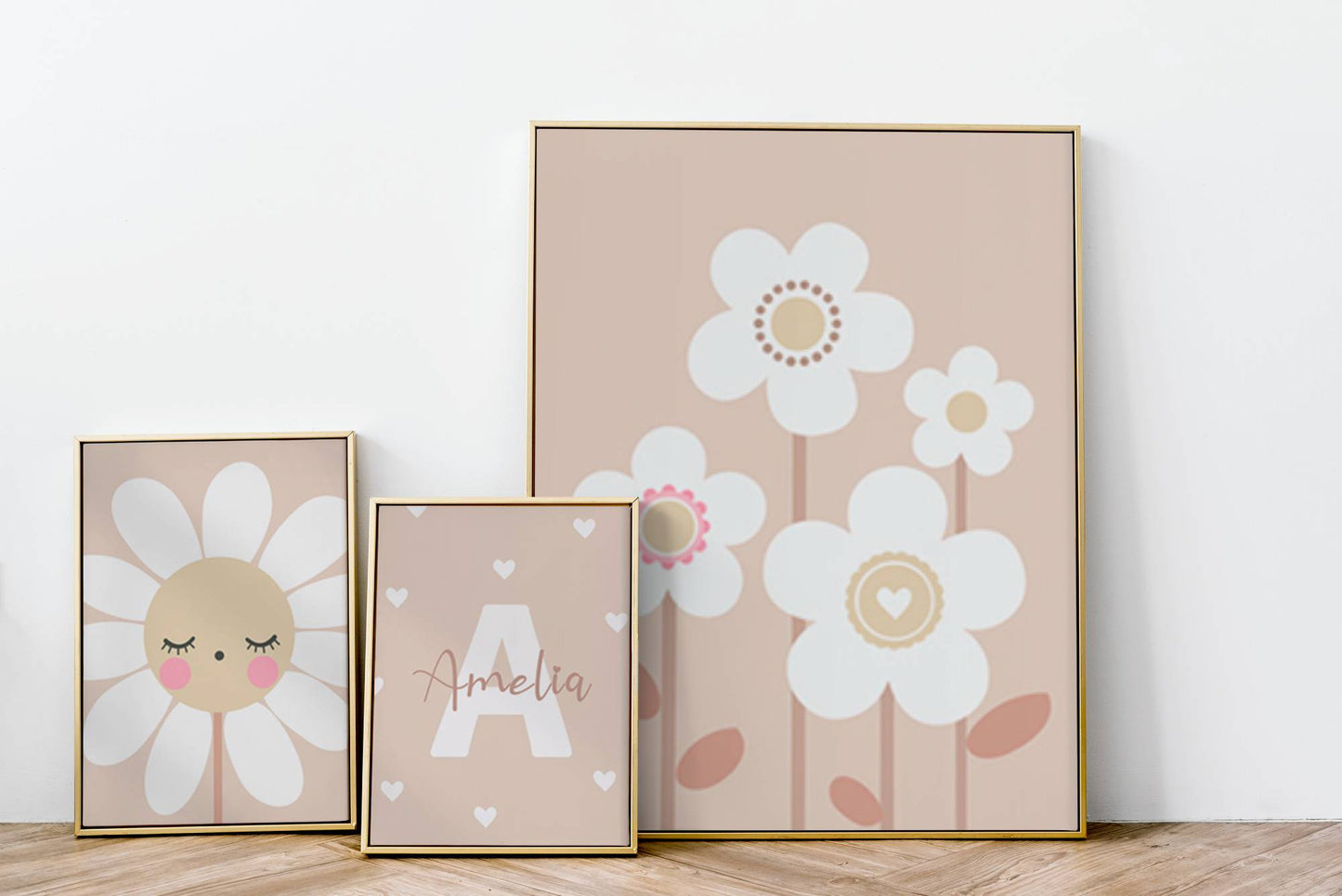 decoration chambre enfant theme fleur