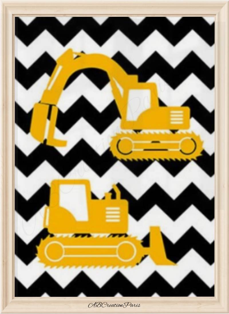 affiche thème construction