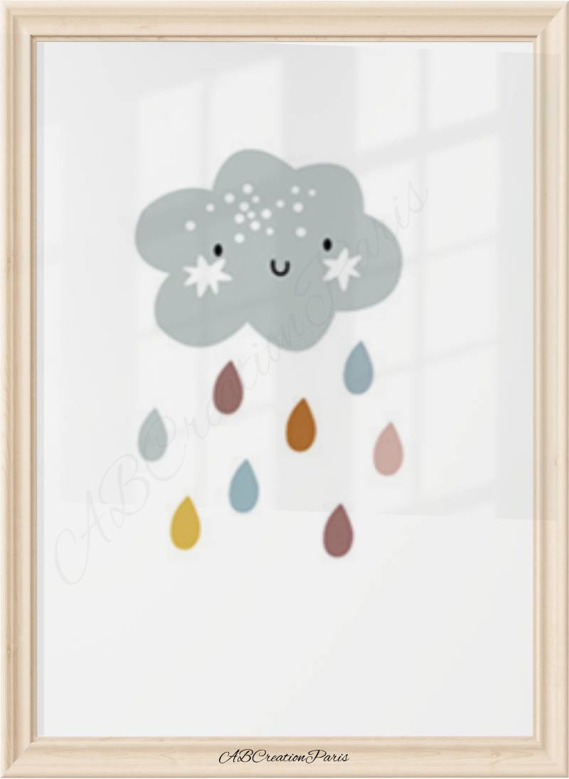 affiche nuage qui souri