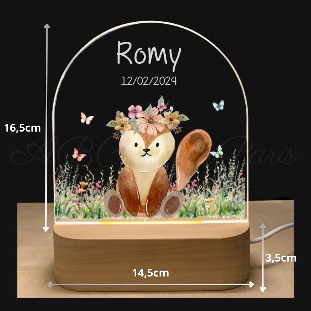 Nachtlicht Biber für Kinder