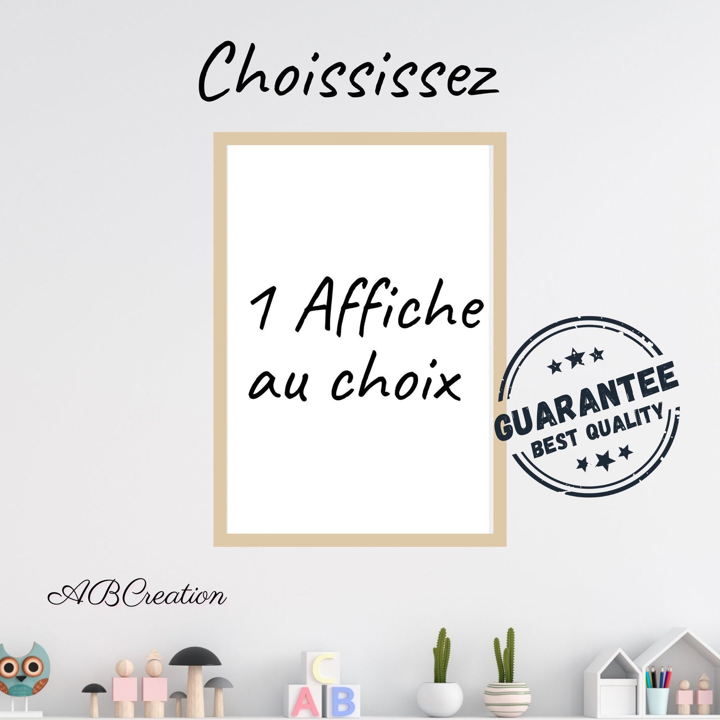 affiche au choix