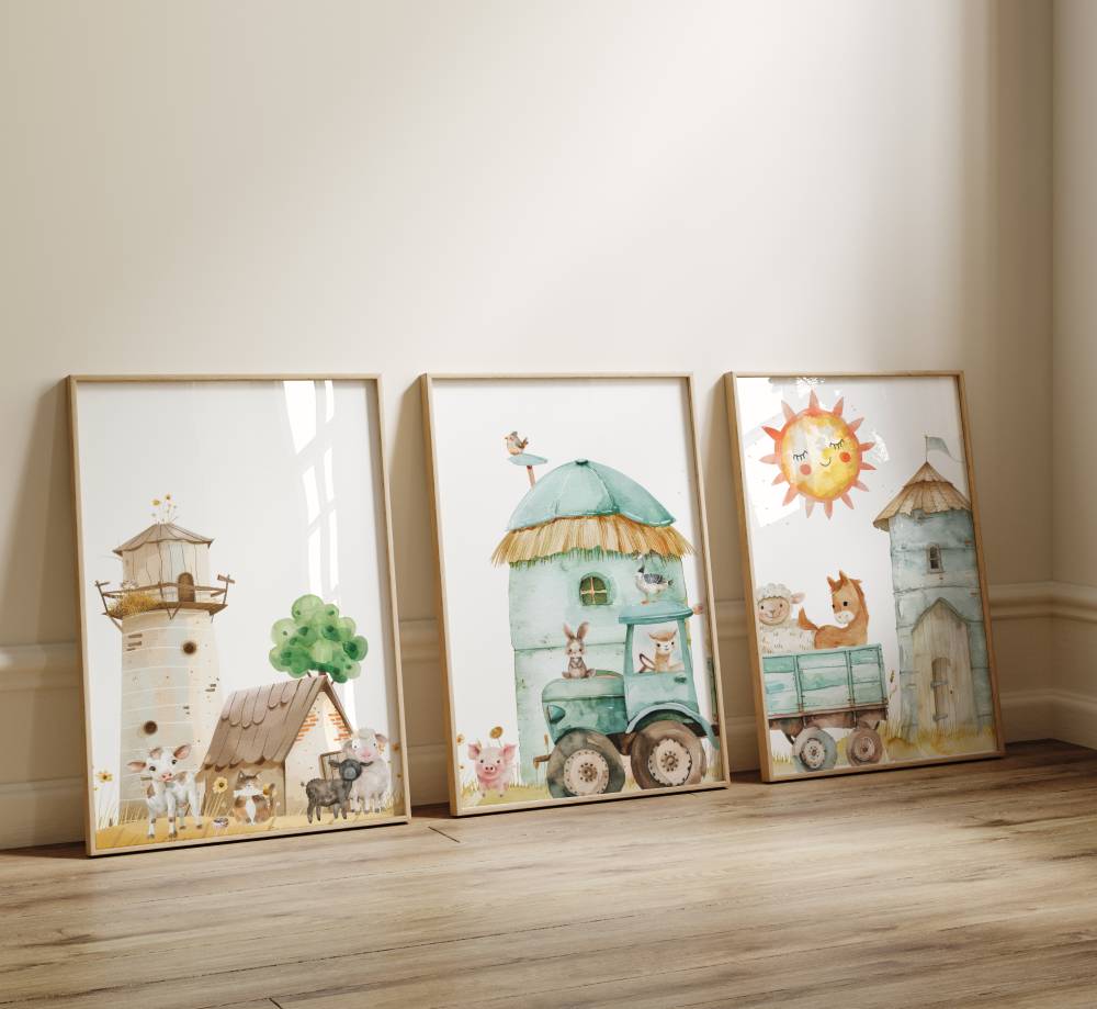 Chambre Bébé Animaux de la Ferme