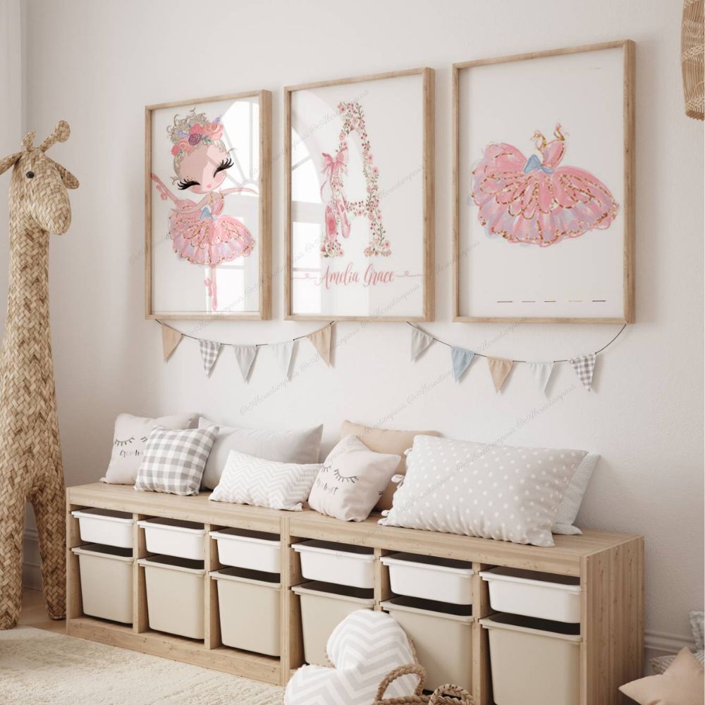 Affiche chambre enfant sur le thème de la danse 