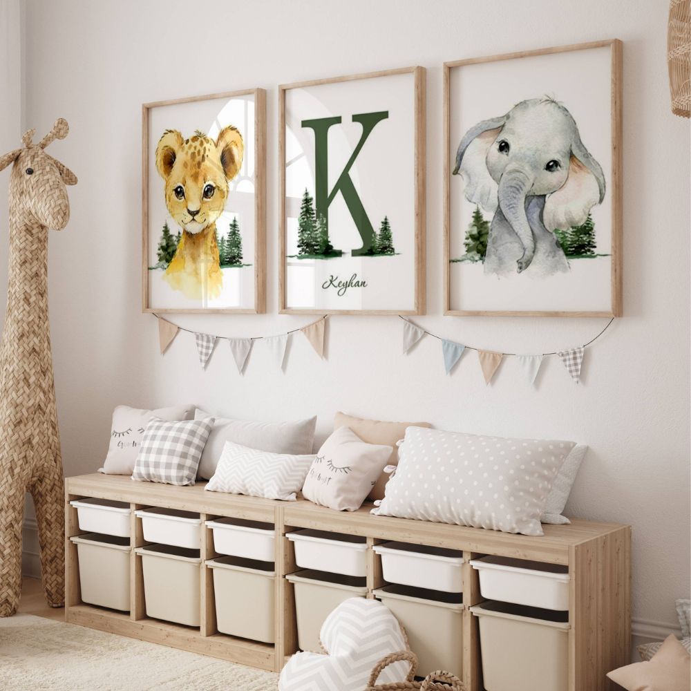 Poster animaux de la foret 