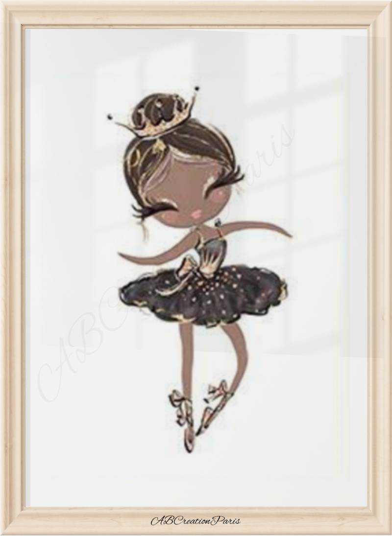 tableau danseuse classique pour chambre fille