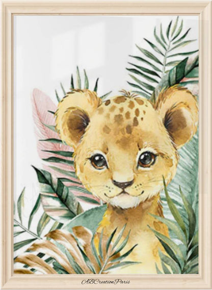 affiche lion