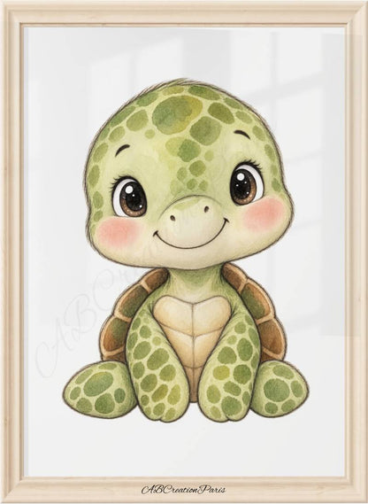 Meerestiere Poster - Kinderzimmer