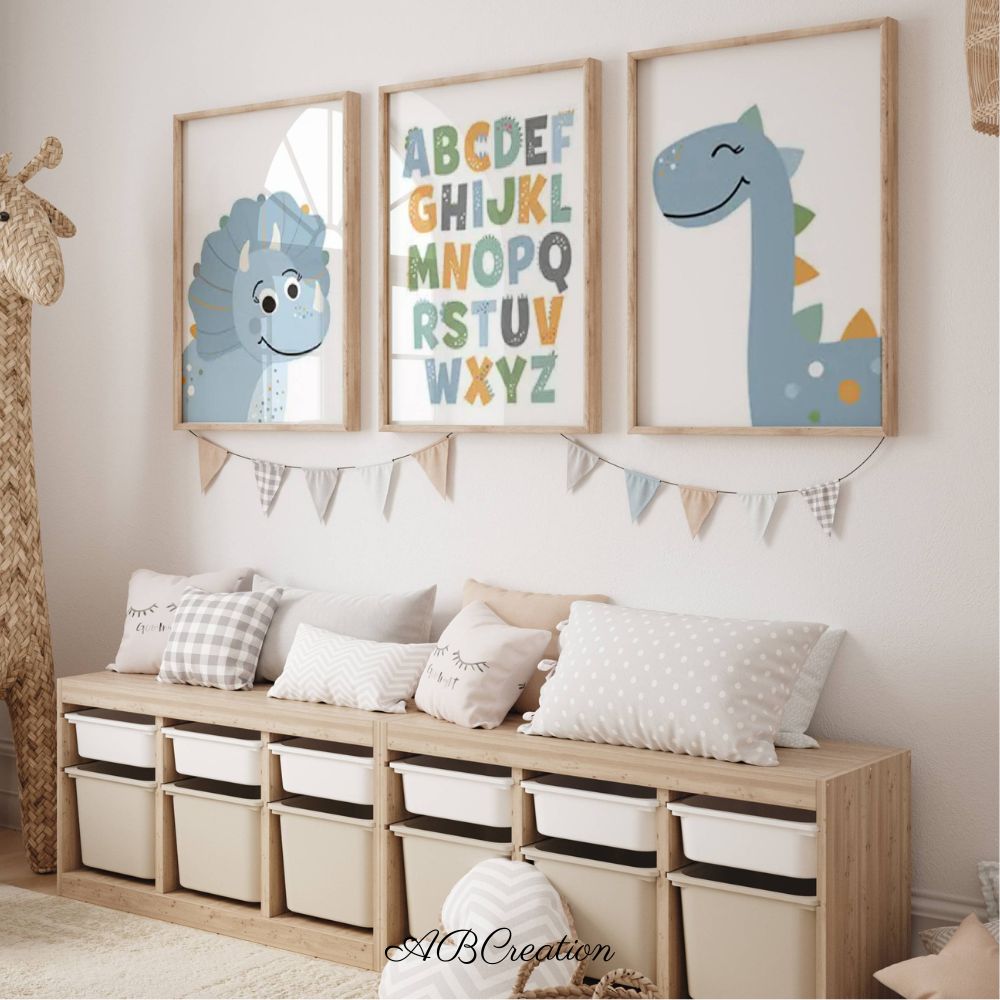 Affiche Dinosaure Chambre enfant