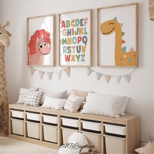 Affiche Dinosaure Chambre enfant