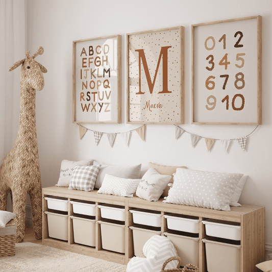 affiche terracota chambre enfant