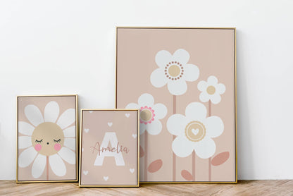  decoration chambre enfant theme fleur