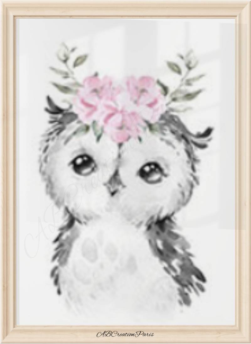 Personalisierte Safari-Bilder für das Mädchenzimmer