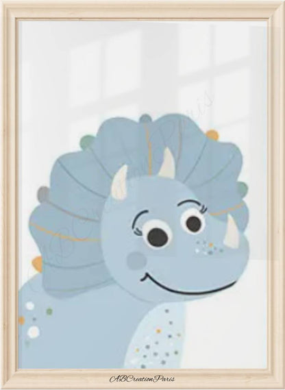 tableau bebe dinosaure