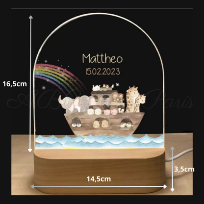 Personalisiertes Kinder-Nachtlicht - Arche Noah