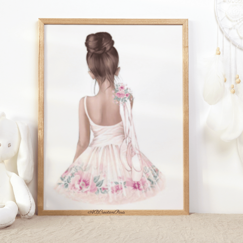 decoration chambre fille theme ballerine