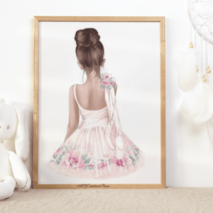 decoration chambre fille theme ballerine