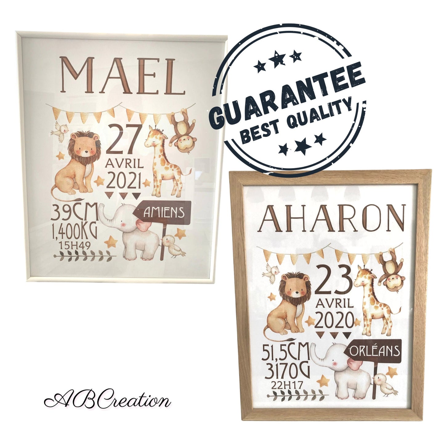 Affiche de Naissance Lion