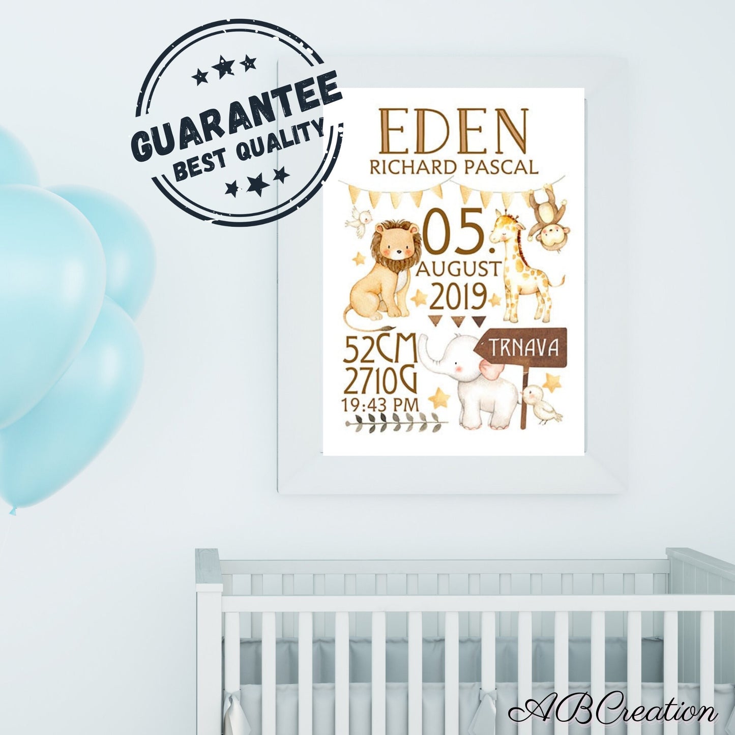 Affiche de Naissance Lion