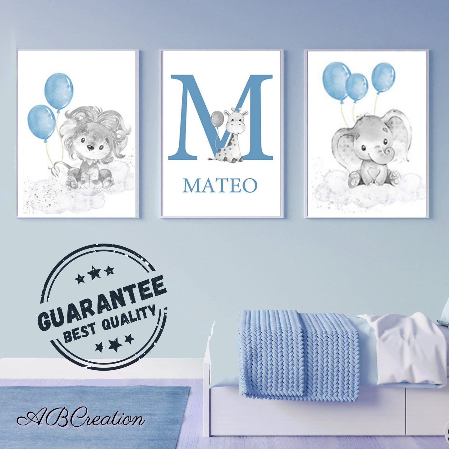 Dekoration Babyzimmer Jungen Blau