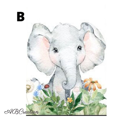 affiche éléphant pour chambre bébé