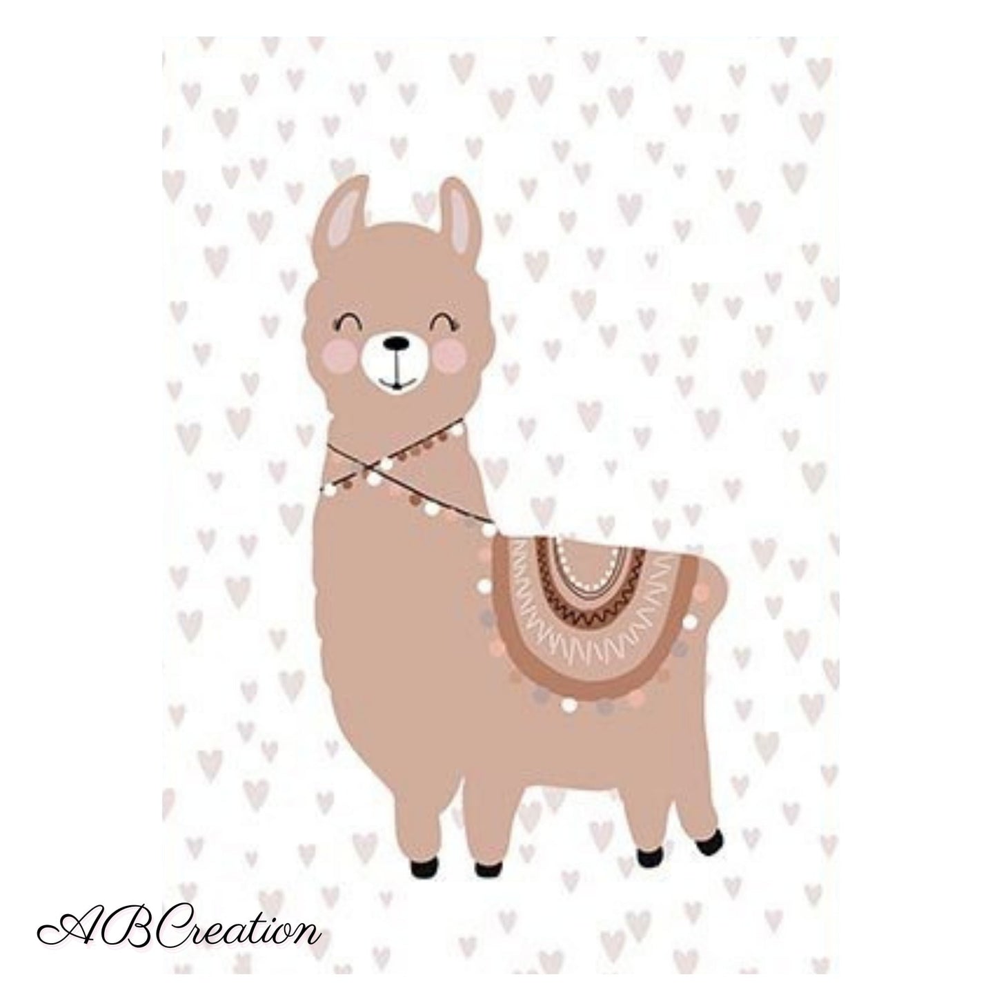 Illustration lama pour bébé