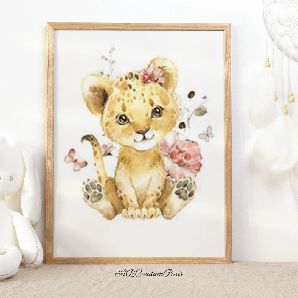 decoration chambre bebe lion