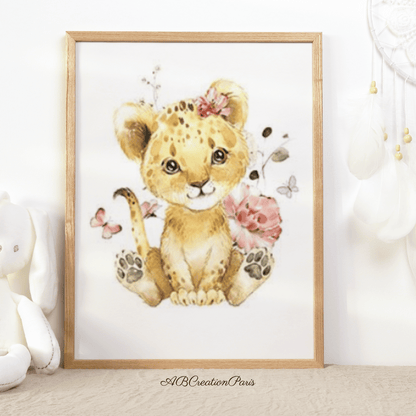 decoration chambre bebe lion